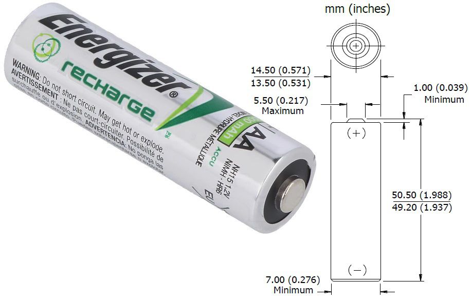 Bateria AA-2000mA